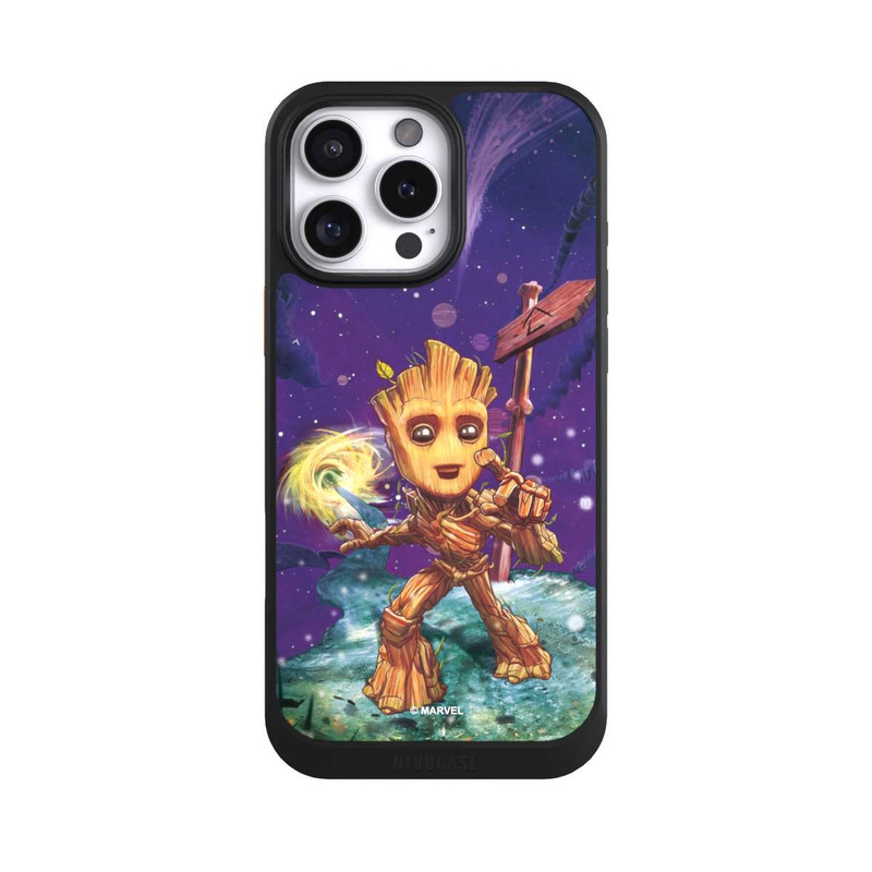 iPhone 16 Pro Max NIVOcore Baby Groot Galaxy Touch