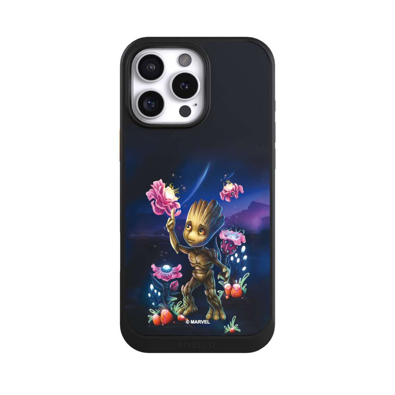 iPhone 16 Pro Max NIVOcore Baby Groot Fleurs