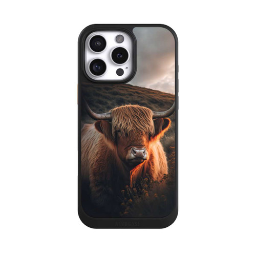 Apple iPhone 16 Pro Max NIVOcore Vache Highland avec de grandes cornes avec IA