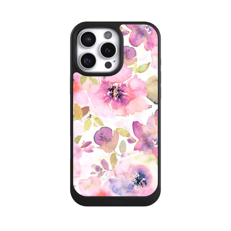 iPhone 16 Pro Max NIVOcore Papier Peint Fleurs Roses