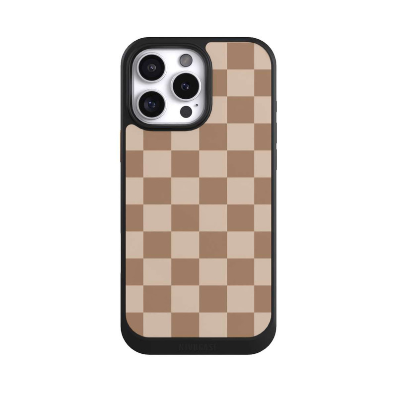 iPhone 16 Pro Max NIVOcore Carreaux marron