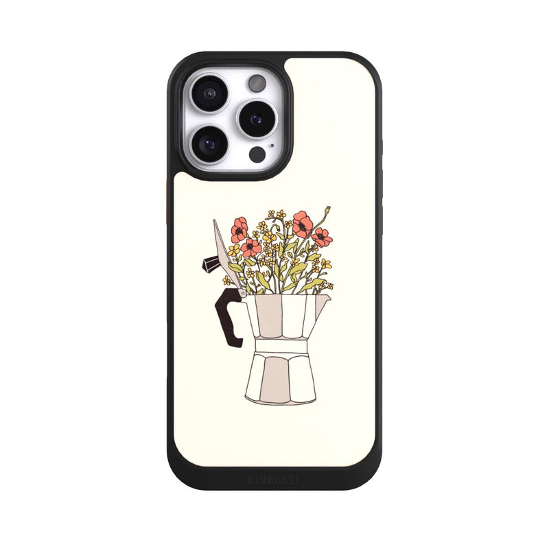 iPhone 16 Pro Max NIVOcore Fleurs Moka