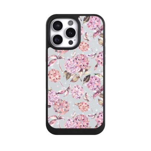 Apple iPhone 16 Pro Max NIVOcore Pastel Magic Hydrangea Floral Watercolor Pink