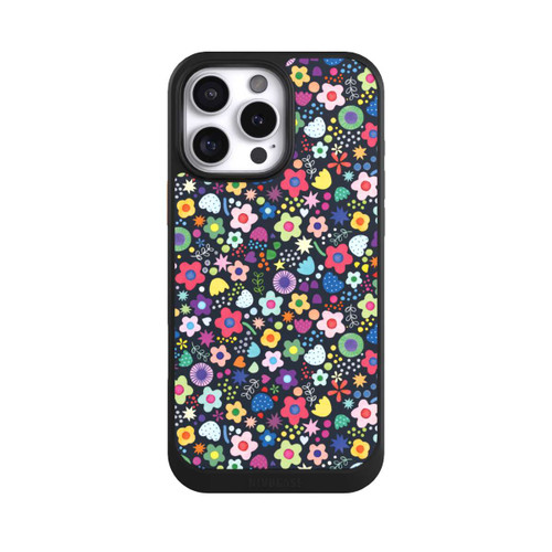 Apple iPhone 16 Pro Max NIVOcore Psychedelic Flowers Multi Black