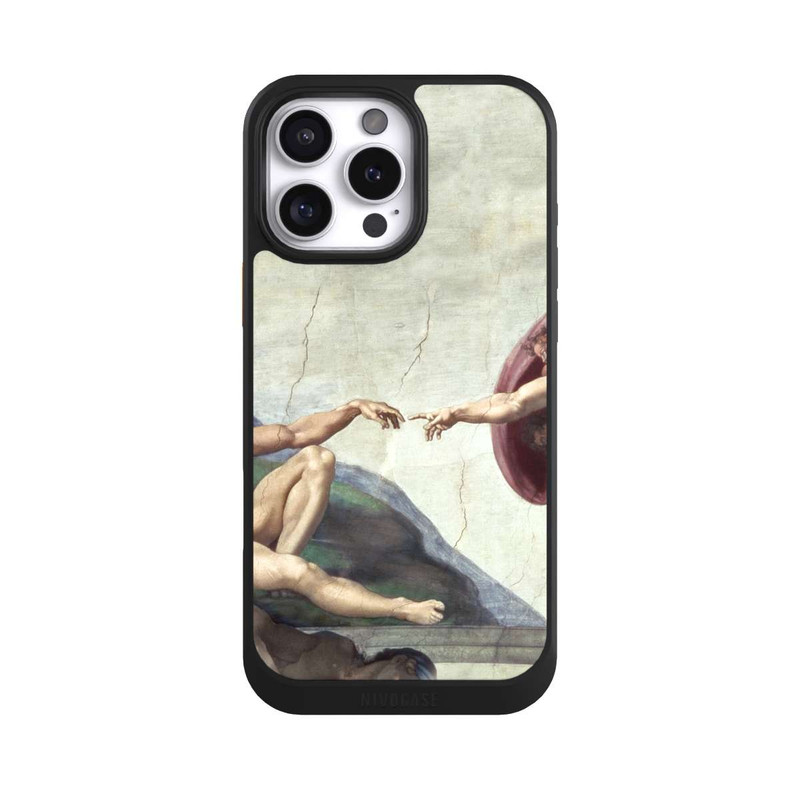 iPhone 16 Pro Max NIVOcore La Création d'Adam-Michel-Ange (Buonarroti)