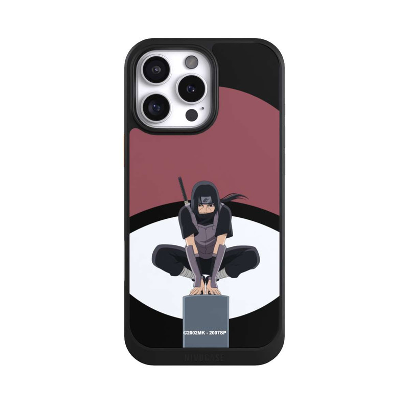 iPhone 16 Pro Max NIVOcore Itachi Uchiha Symbol schwarz