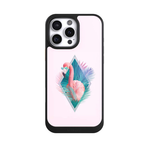 Apple iPhone 16 Pro Max NIVOcore Tropical Leaves Flamingo