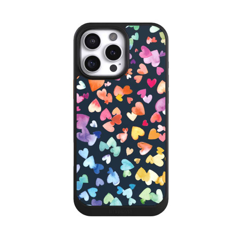 Apple iPhone 16 Pro Max NIVOcore Valentinstag Herzen Schwarz