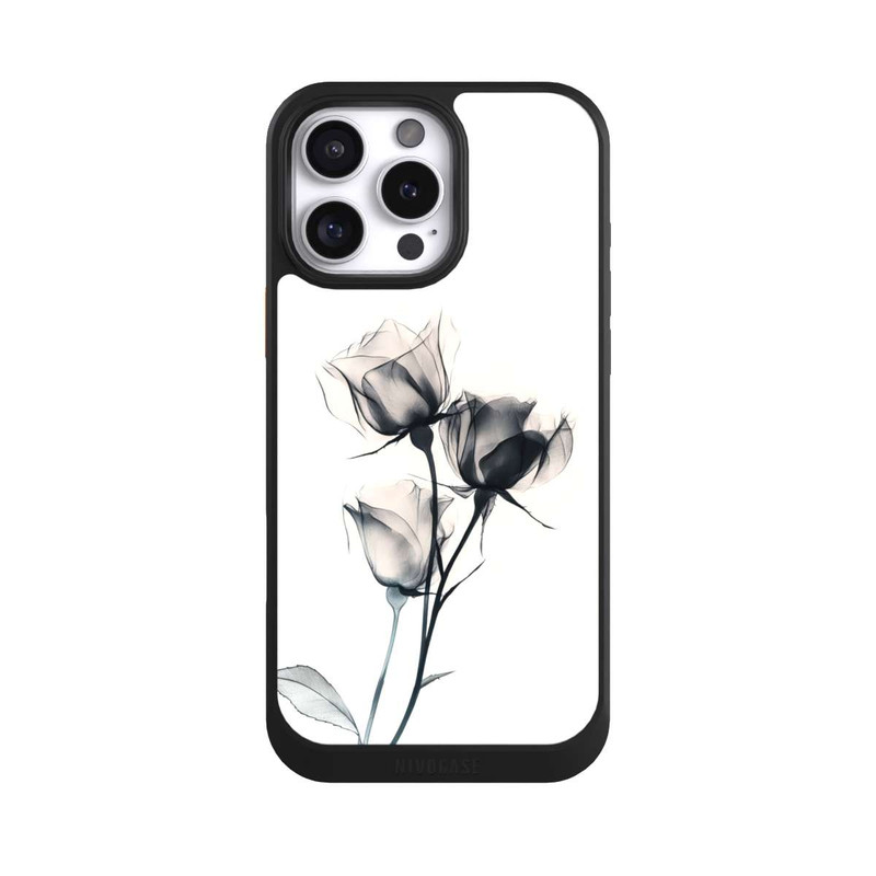 iPhone 16 Pro Max NIVOcore Schwarze Blume