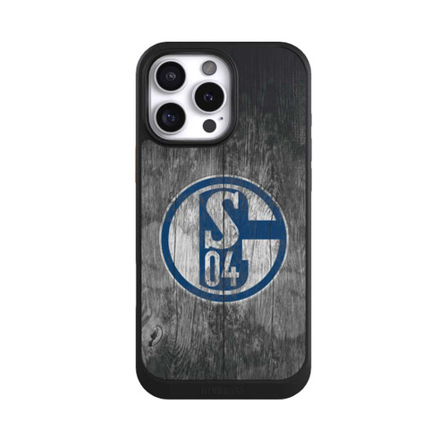 Apple iPhone 16 Pro Max NIVOcore Schalke 04 Holz Look