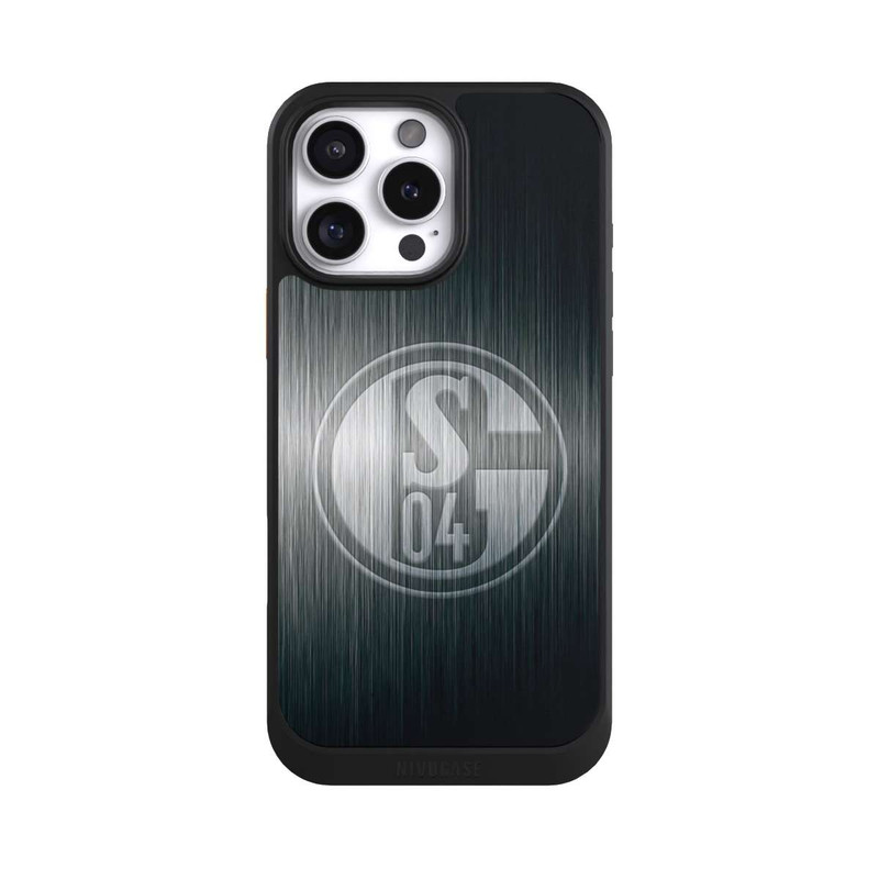 iPhone 16 Pro Max NIVOcore Schalke 04 Metall Look