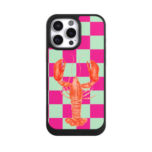 Apple iPhone 16 Pro Max NIVOcore Pink Checkers Lobster