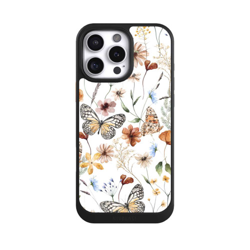 Apple iPhone 16 Pro Max NIVOcore Wildflowers and Butterflies Pattern