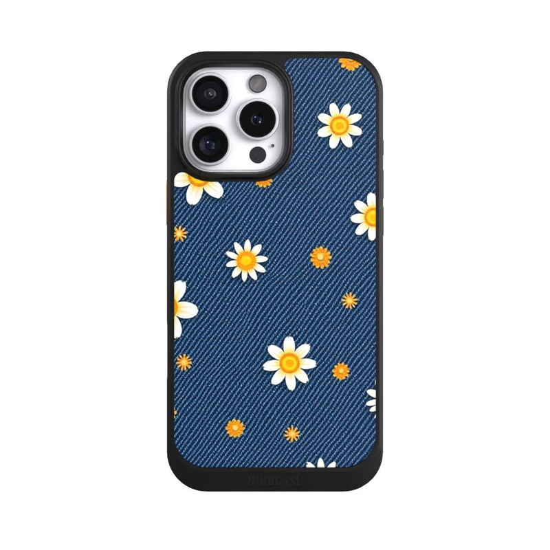 iPhone 16 Pro Max NIVOcore Jeans Flowers with AI