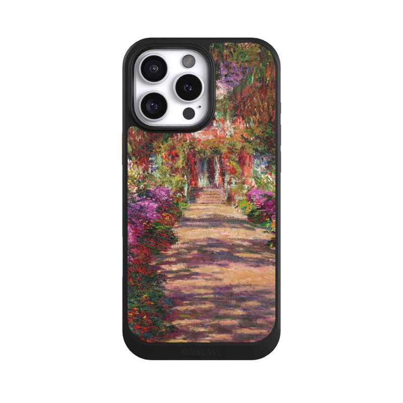 iPhone 16 Pro Max NIVOcore Eine Allee in Monets Garten in Giverny by Claude Monet