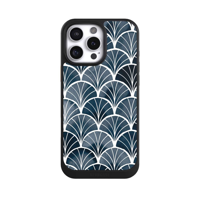 iPhone 16 Pro Max NIVOcore Botanical Breeze Art Deco Grey