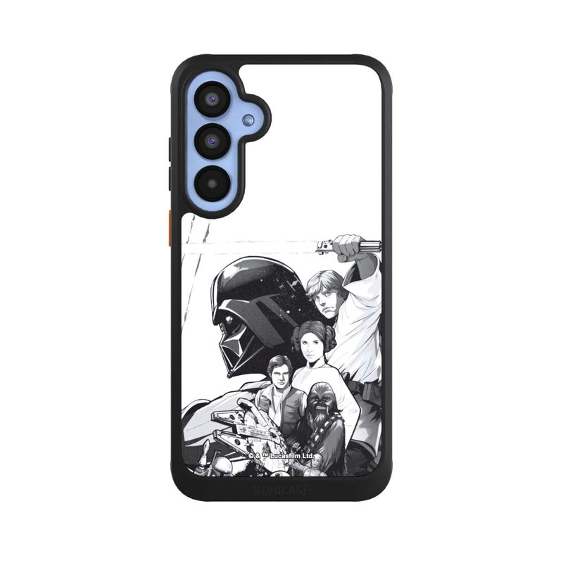Galaxy A55 5G NIVOcore Star Wars Characters - Black and White