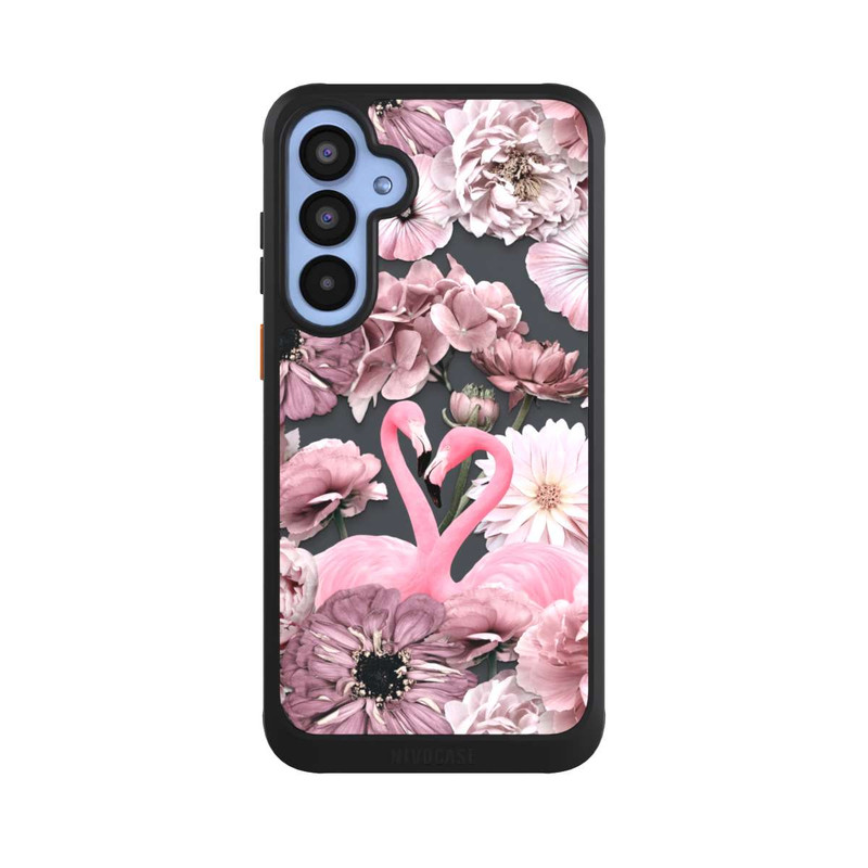 Galaxy A55 5G NIVOcore Flamingos in Flower Pattern