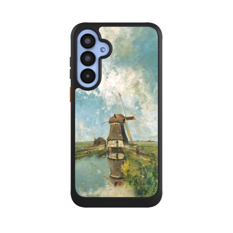 Galaxy A55 5G NIVOcore A Windmill on a Polder Waterway
