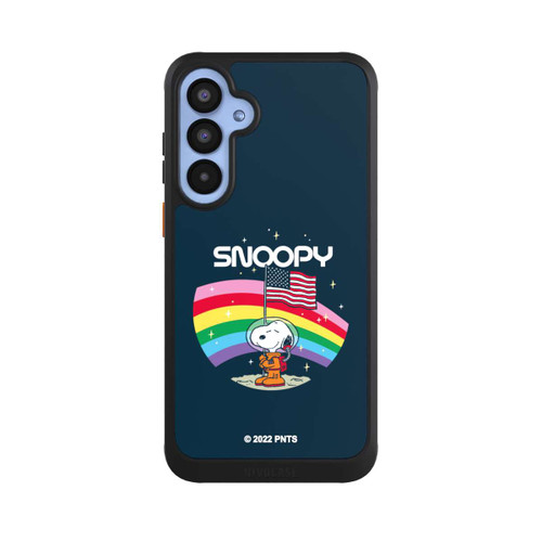 Samsung Galaxy A55 5G NIVOcore Snoopy Weltraumreisender Regenbogen