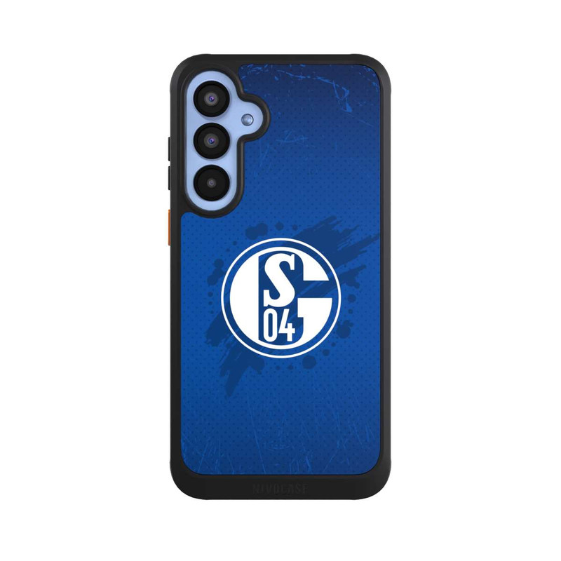 Galaxy A55 5G NIVOcore Schalke 04 Farbe Fleck Blau