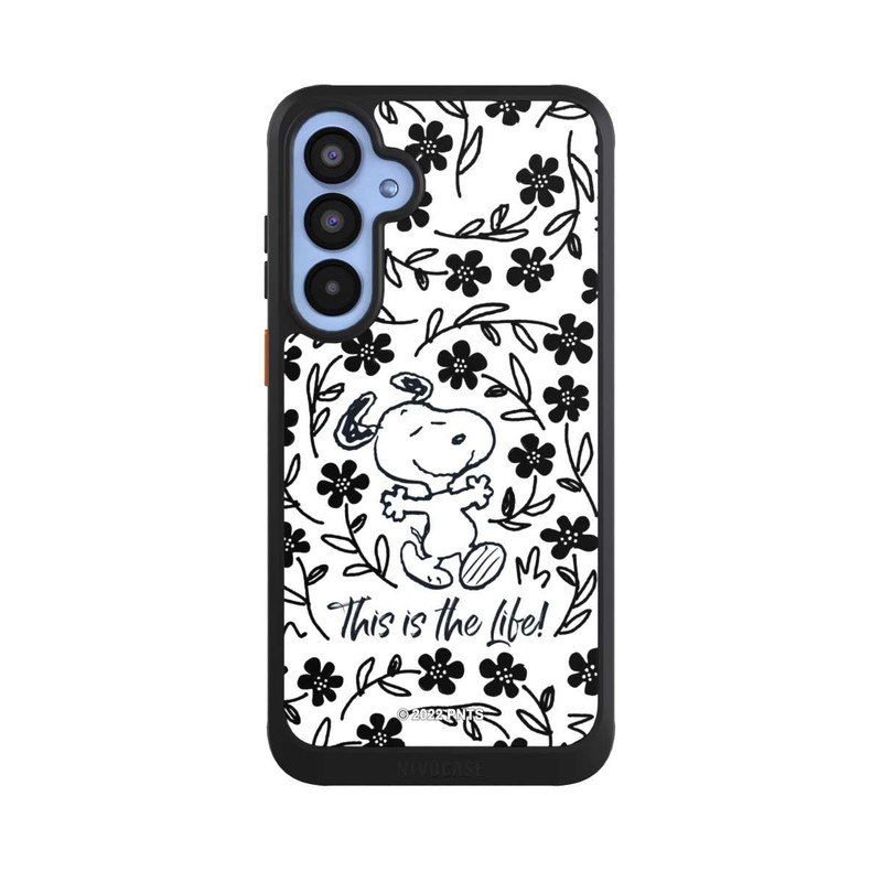 Galaxy A55 5G NIVOcore Snoopy This Is The Life Noir & Blanc