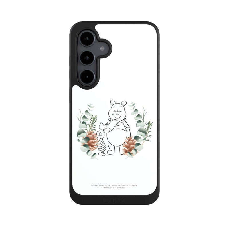 Galaxy S24 FE NIVOcore Grüne Liebe Puuh und Ferkel