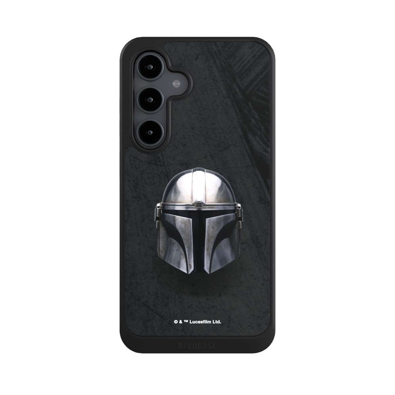 Galaxy S24 FE NIVOcore Schwarzer Mandalorianer Helm