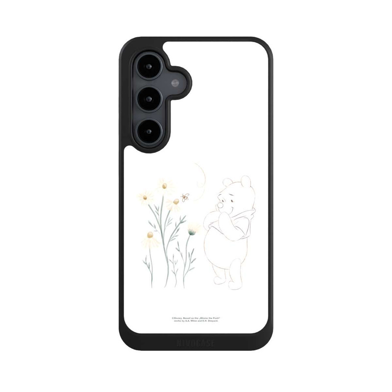 Galaxy S24 FE NIVOcore Winnie Puuh sieht sich Gänseblümchen an