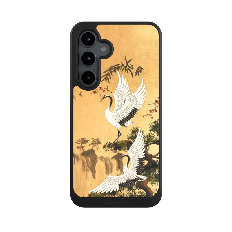Galaxy S24 FE NIVOcore Kraniche Gold Japan 2