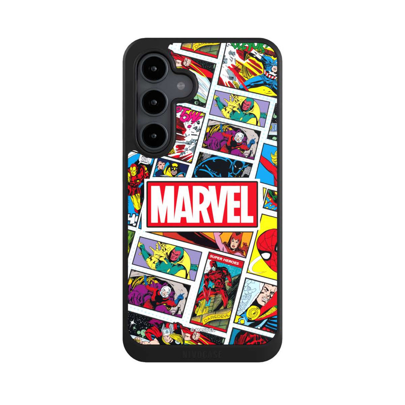 Galaxy S24 FE NIVOcore Marvel Comic Pattern