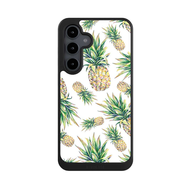 Galaxy S24 FE NIVOcore Pineapple-weißer Hintergrund 