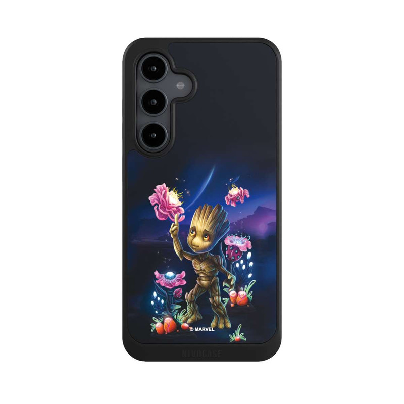 Galaxy S24 FE NIVOcore Baby Groot Blumen