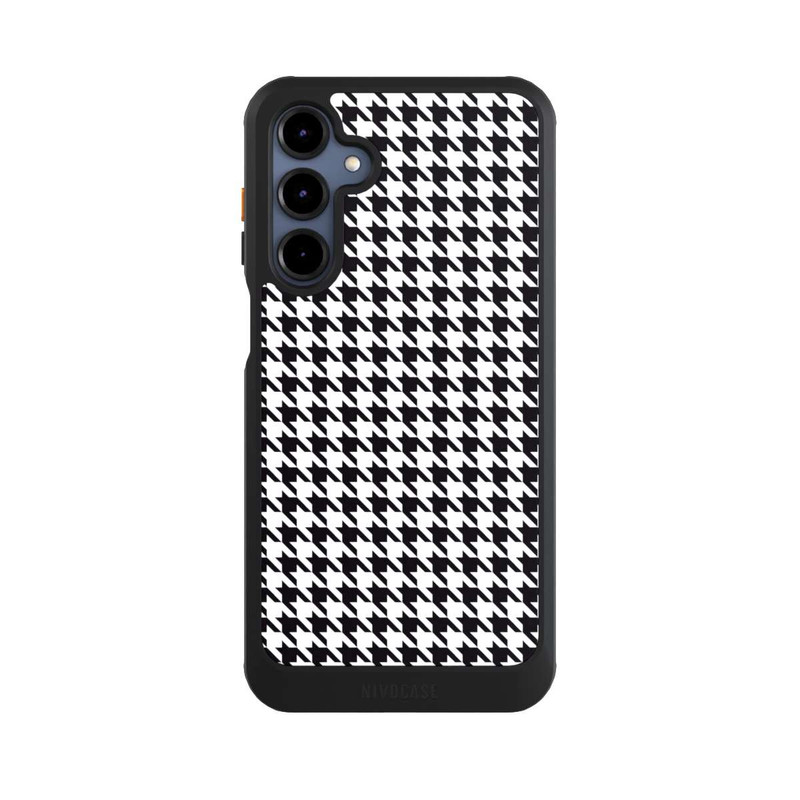 Galaxy A16 5G NIVOcore Houndstooth black-white