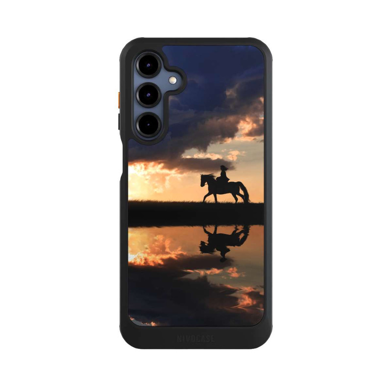 Galaxy A16 5G NIVOcore Ausritt im Sonnenuntergang
