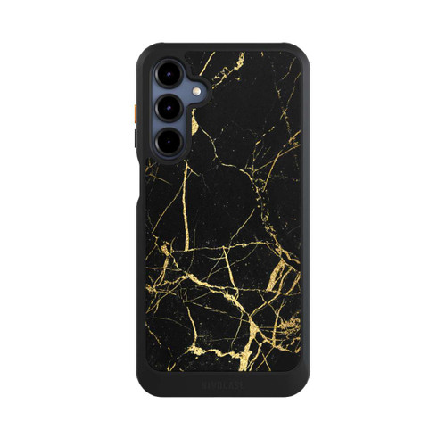 Samsung Galaxy A16 5G NIVOcore Schwarzgoldener Marmor-Look