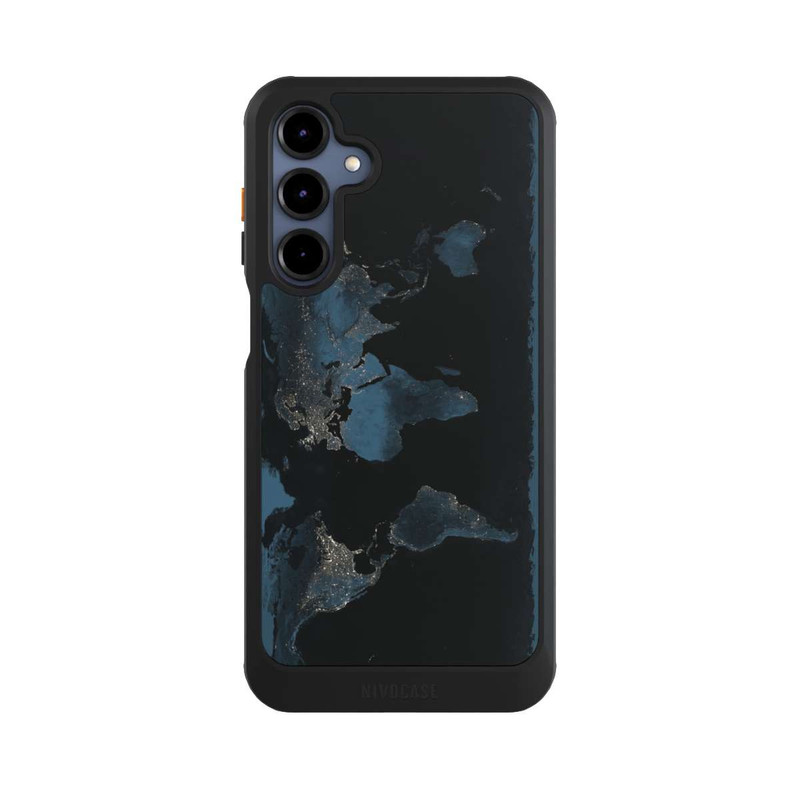 Galaxy A16 5G NIVOcore Nachtlichter Weltkarte