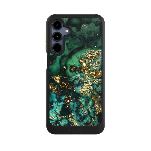 Samsung Galaxy A16 5G NIVOcore Cyan Glitzer Marmorlook