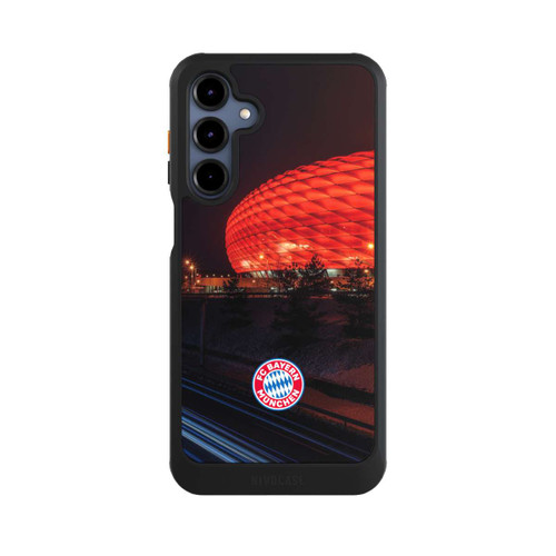 Samsung Galaxy A16 5G NIVOcore Allianz Arena bei Nacht FCB