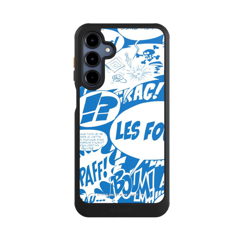 Galaxy A16 5G NIVOcore Bulles BD Astérix Bleu