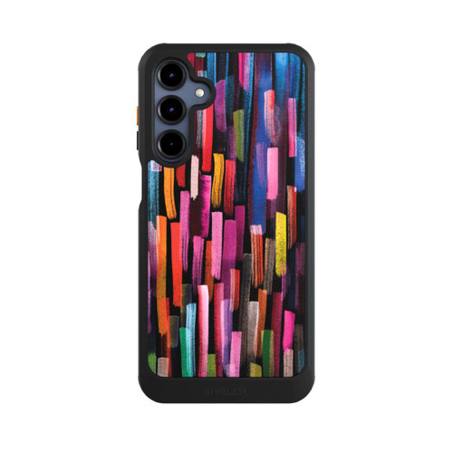 Samsung Galaxy A16 5G NIVOcore Bunte Pinselstriche schwarz