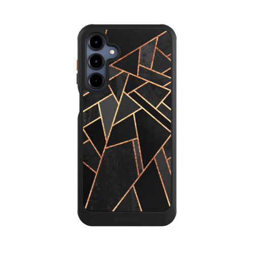 Samsung Galaxy A16 5G NIVOcore Schwarze Nacht Gold Druck