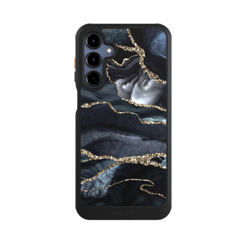 Samsung Galaxy A16 5G NIVOcore Dark Marble Gold Glitter Look