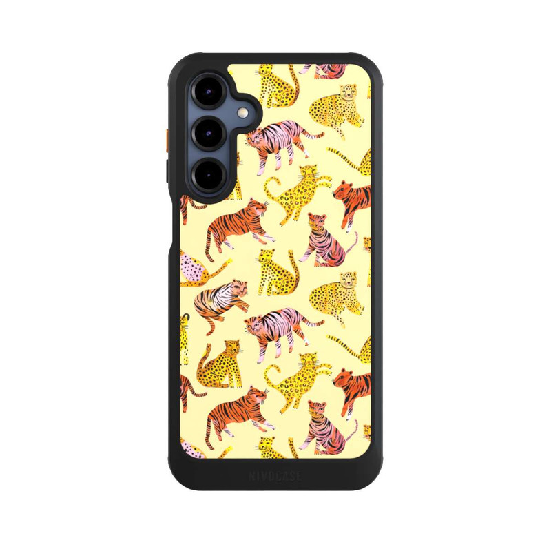 Galaxy A16 5G NIVOcore Tiger und Leoparden Savannah