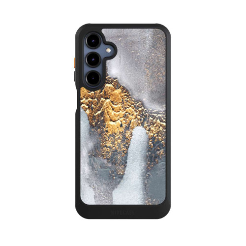 Samsung Galaxy A16 5G NIVOcore Beton-Gold-Glitzerlook