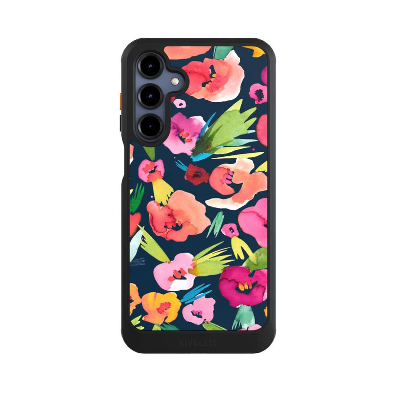 Galaxy A16 5G NIVOcore tropische Blumen aquarell