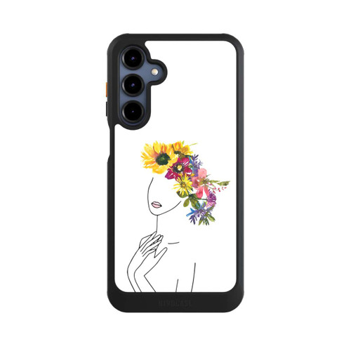 Samsung Galaxy A16 5G NIVOcore Line Art Woman flowercrown