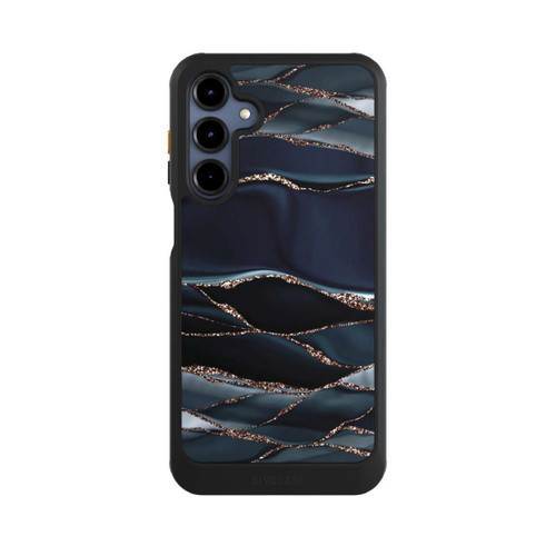 Samsung Galaxy A16 5G NIVOcore Dunkelgraue Streifen goldener Look