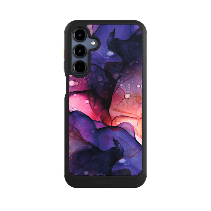 Galaxy A16 5G NIVOcore Flüssige Kunst Lila-Pink