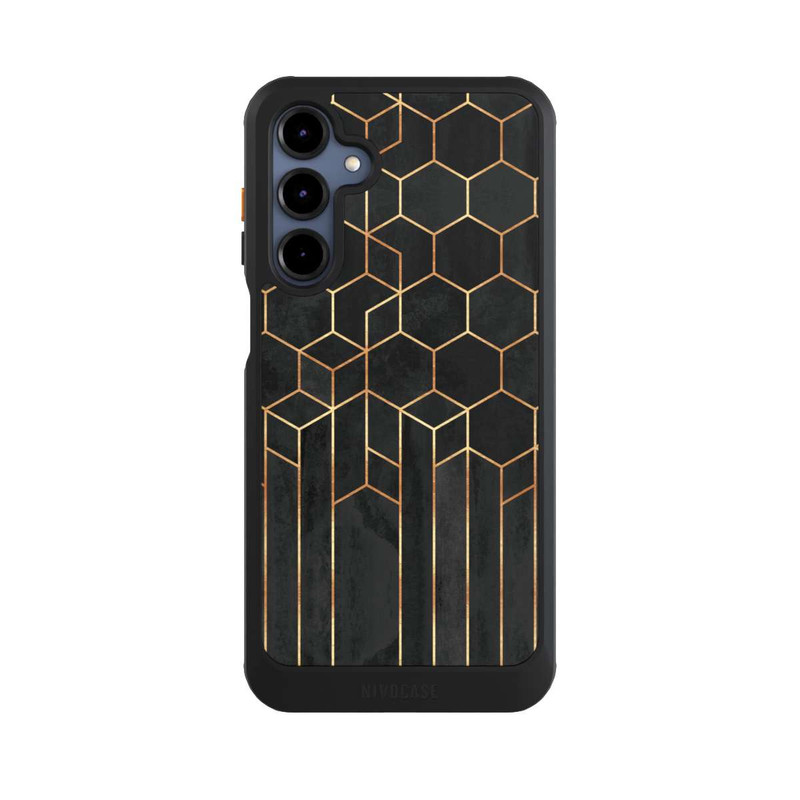 Galaxy A16 5G NIVOcore Schwarze Sechsecke